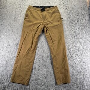 Montbell Pant Mens M Brown Nylon Windbreaker Straight Gorpcore Hiking Camping